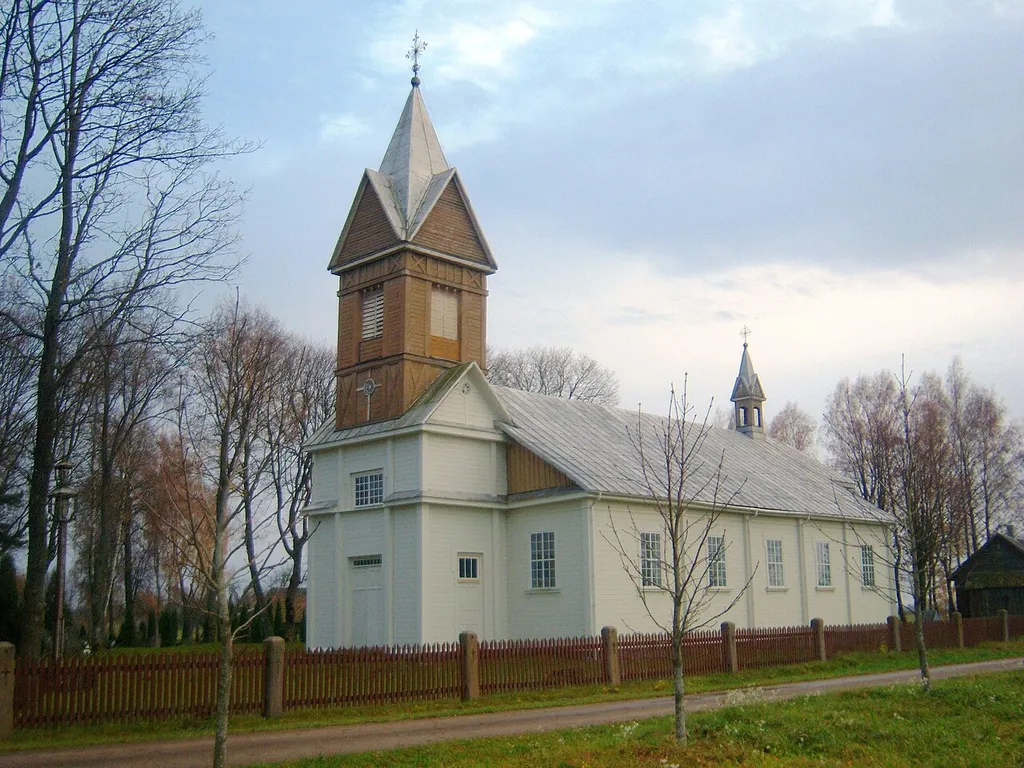 Roman Catholic Church in Paparčiai, Kaišiadorys District, Lithuania
