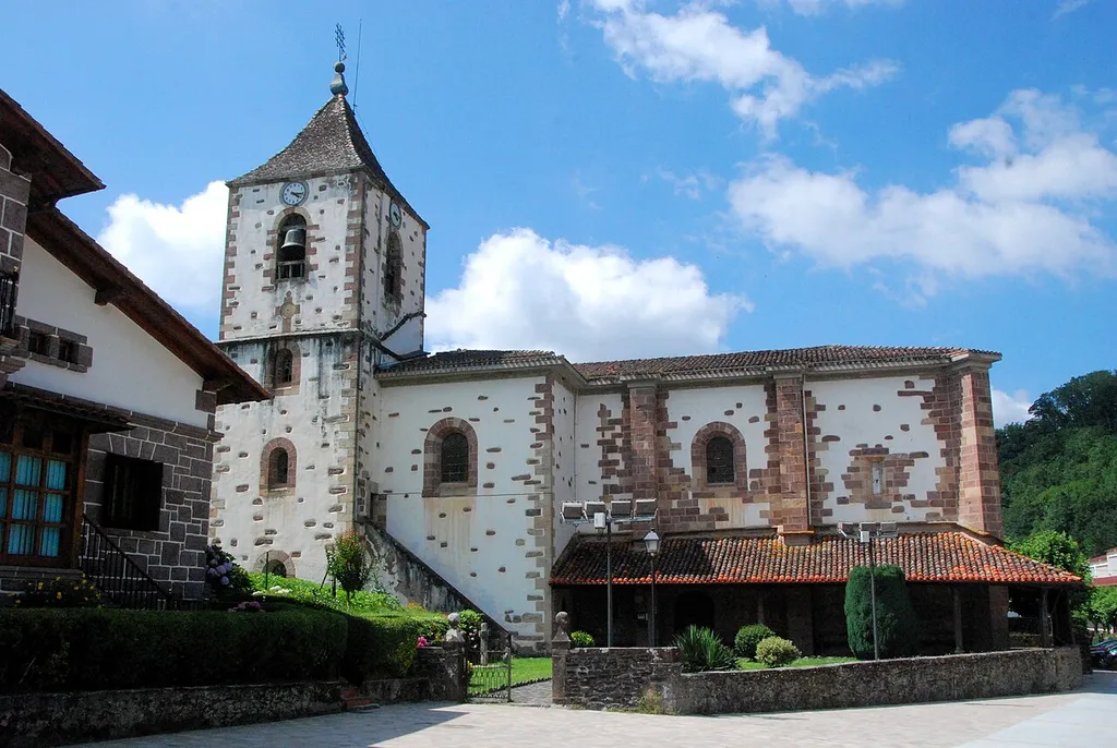 Saint John the Baptist church in Sunbilla (Navarre)