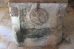 Baptismal font of Église Saint-Martin (Châtel-Moron)