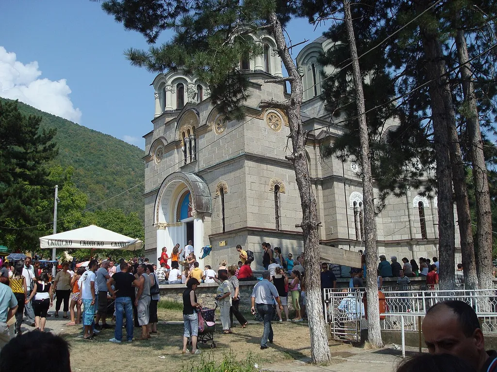 St Athanasius church in Lešok, Macedonia