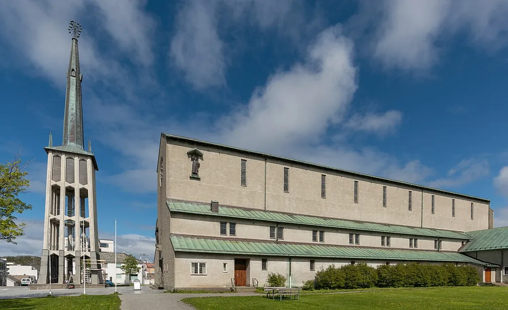 A south view of Bodø Cathedral