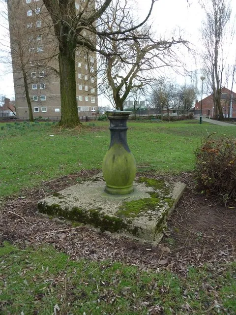 Photograph of the sundial in the churchyard of St Mary's Church, Eccles, Greater Manchester, England