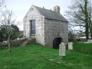 Lychgate And Adjoining Churchyard Walls South Of Church Of St Gwendron