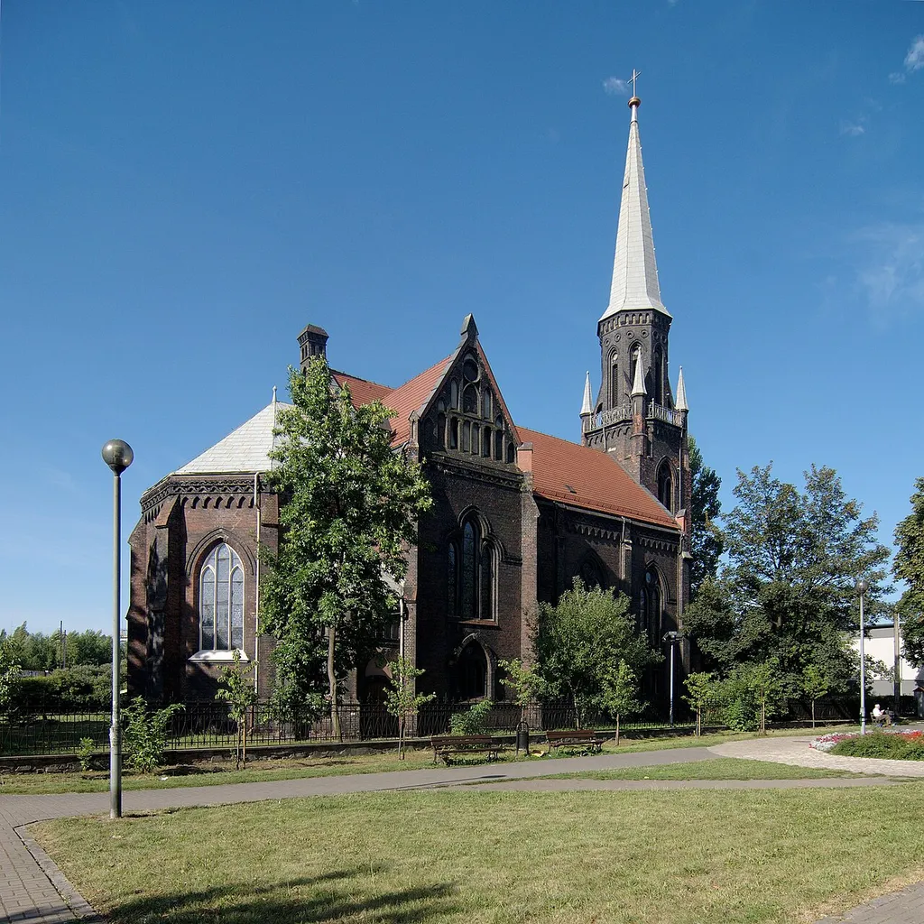Świętochłowice, kościół ewangelicki im. Jana Chrzciciela, 1900-1901