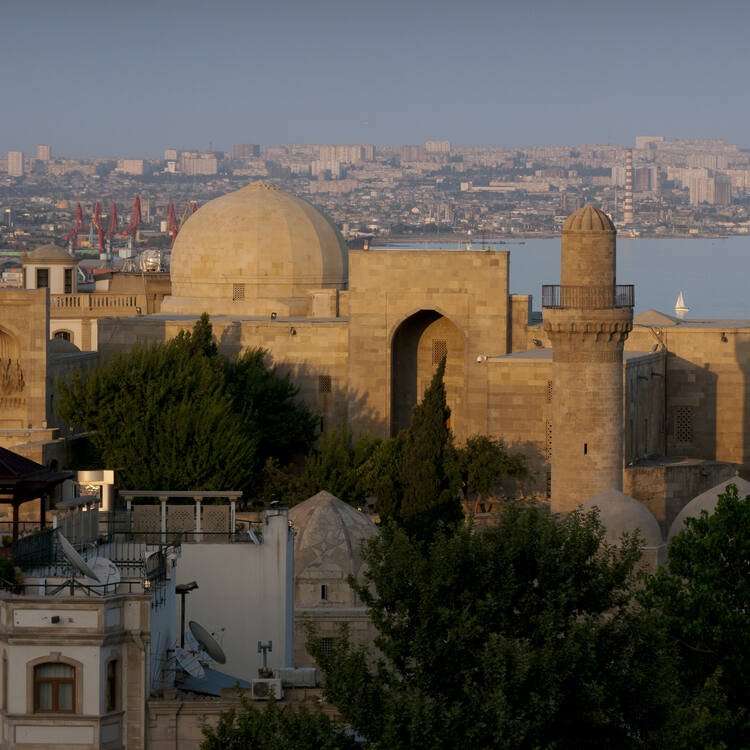Walled City of Baku with the Shirvanshah's Palace and Maiden Tower